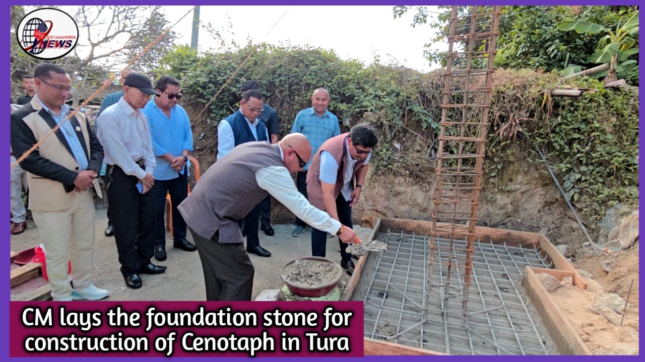 Foundation Stone Laid for Construction and Beautification of the Historic Cenotaph in Tura