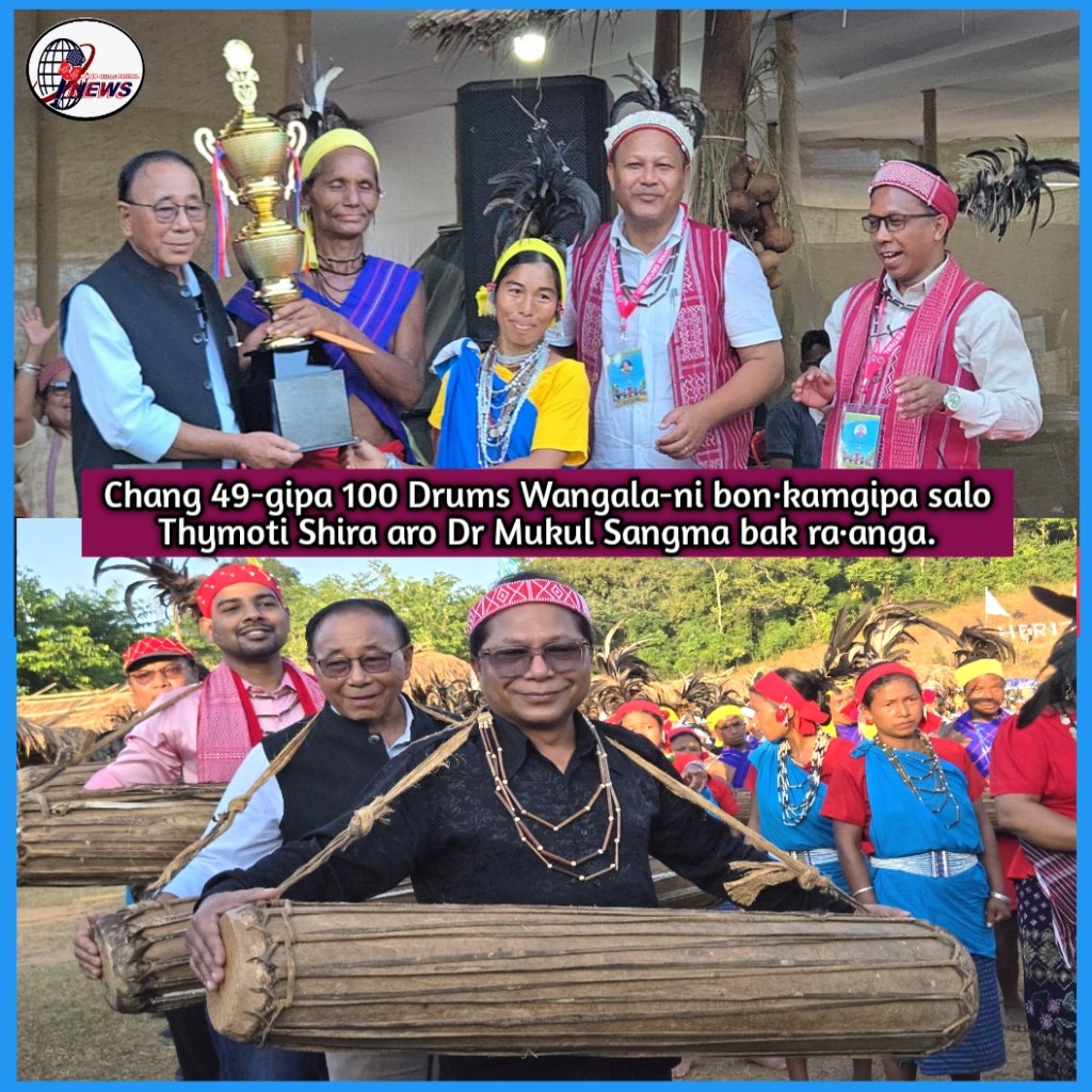 49th Hundred Drums Wangala Festival Concludes with Cultural Splendour and Reflection on Garo Heritage