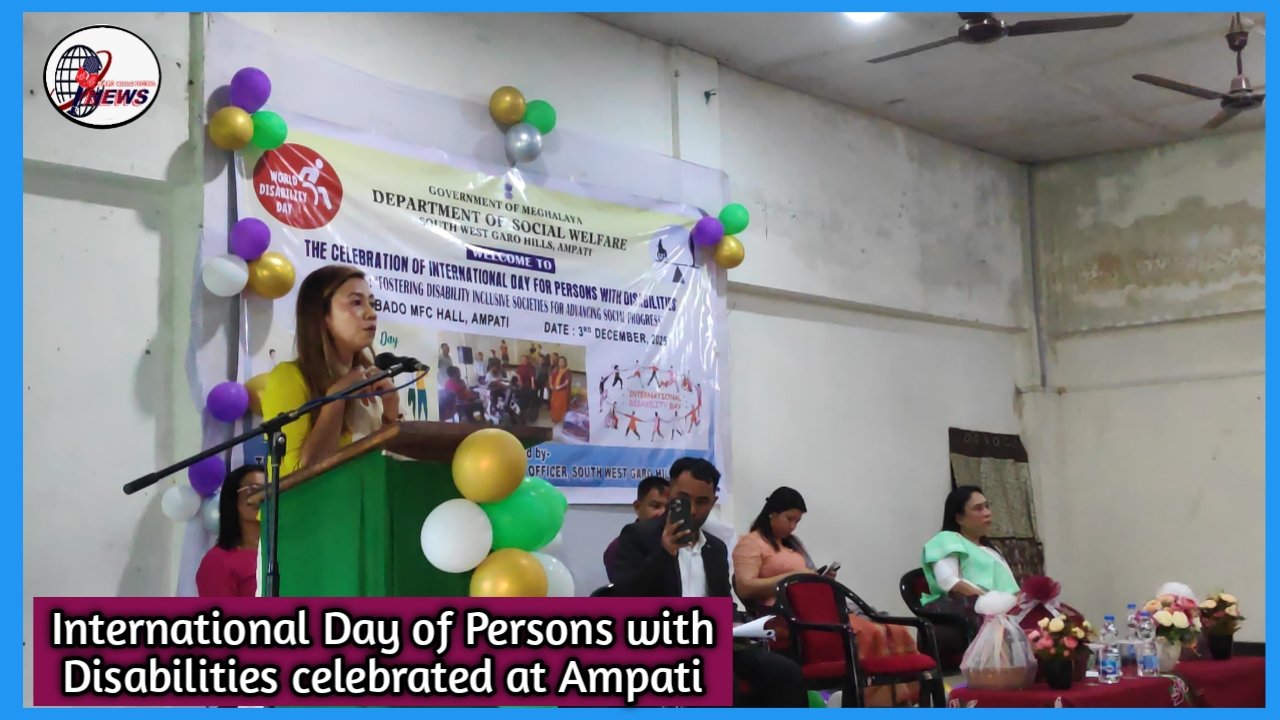 International Day of Persons with Disabilities celebrated at Ampati with call for inclusivity