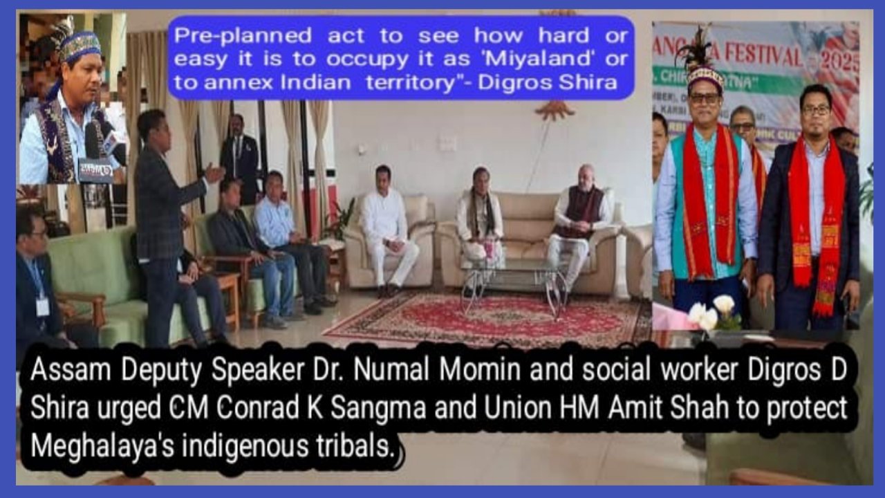 Social Worker urges CM to protect indigenous tribal people from Meghalaya