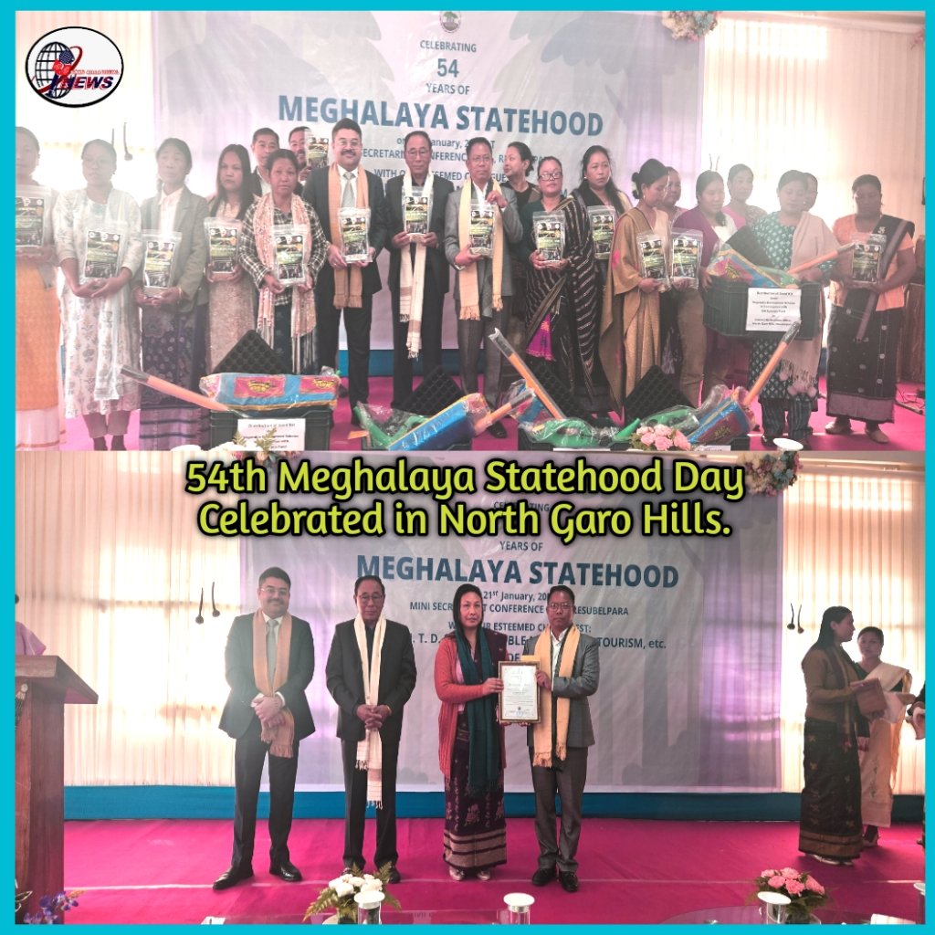 54th Meghalaya Statehood Day celebrated in North Garo Hills