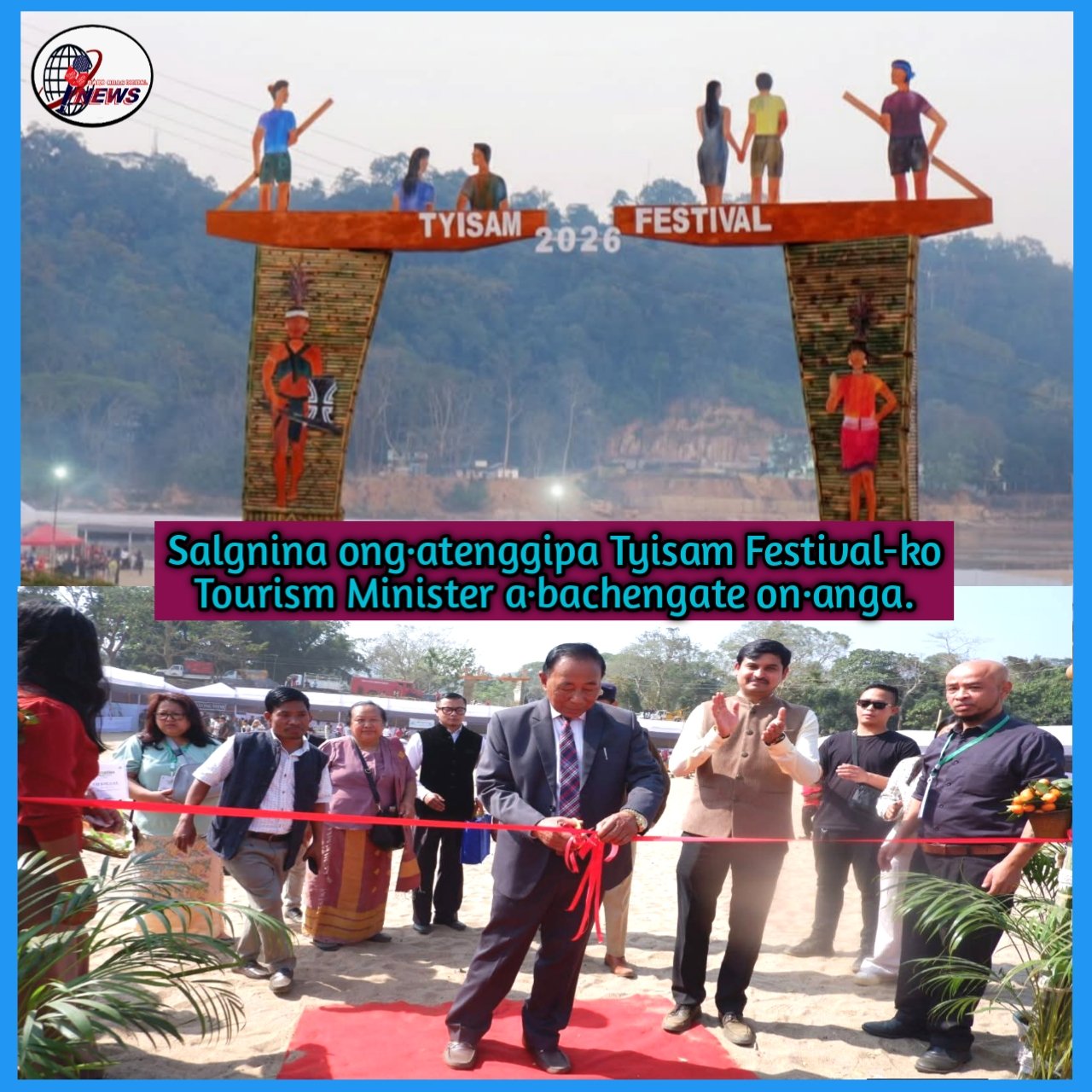 Baghmara Golden Beach-o Tyisam Festival-ko a·bachengata