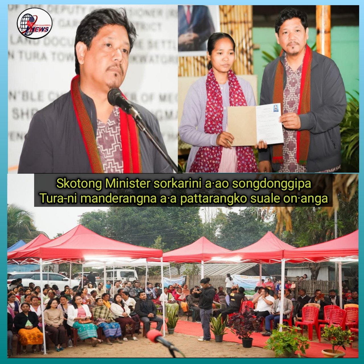 Skotong Minister GAD-ni a·ao songdonggipa Tura-ni manderangna a·a pattarangko suale on·anga