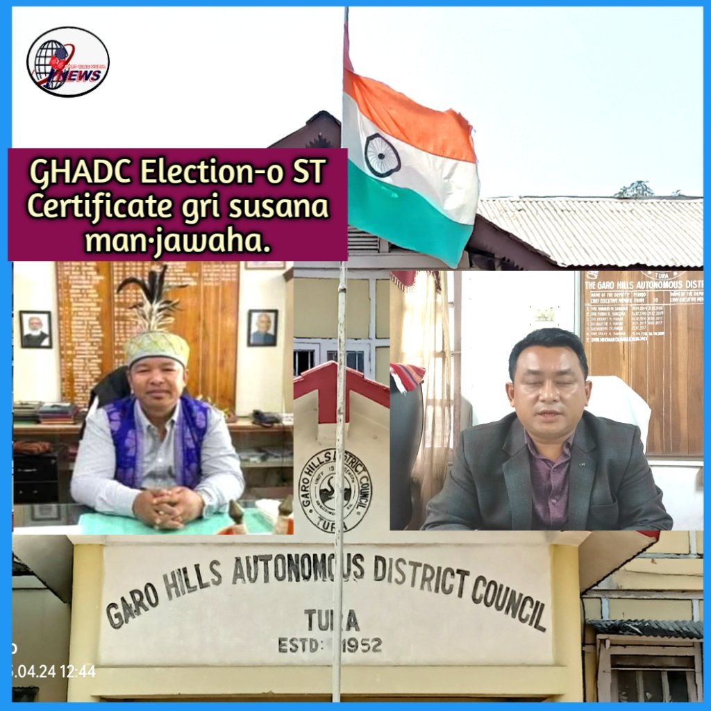 GHADC Election-o Scheduled Tribe (ST) Certificate gri susana man·jawaha
