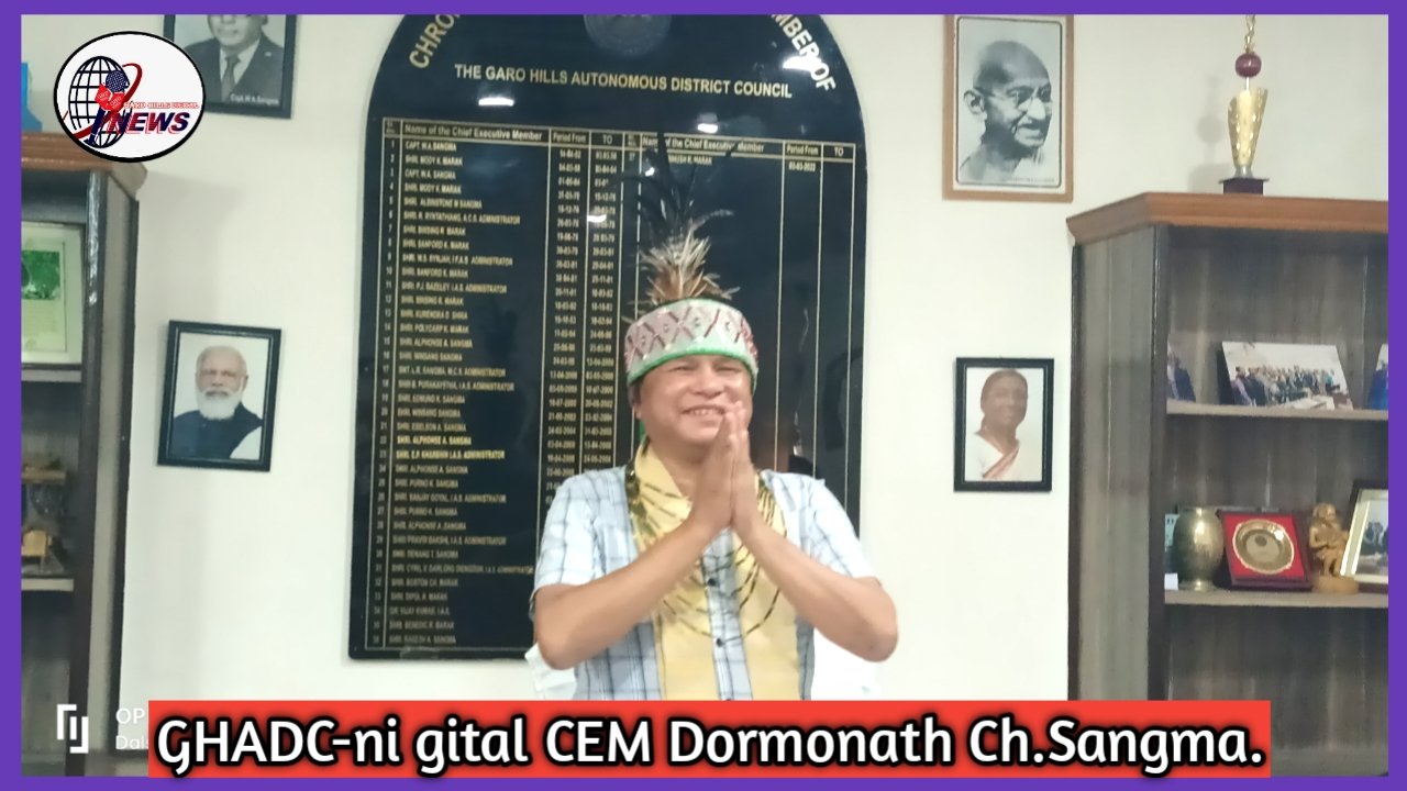 Dhormonath Ch. Sangma Assumes Charge as CEM of GHADC