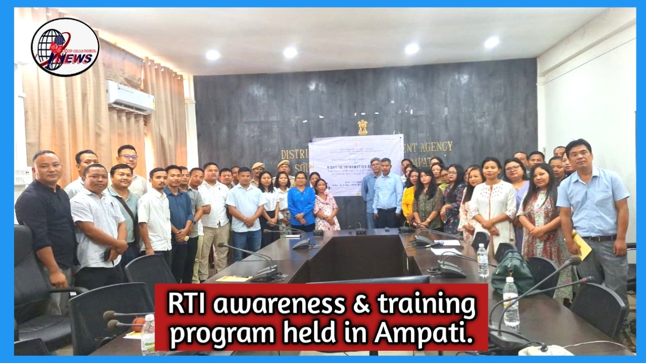 RTI Awareness and Training Program Held in Ampati to Strengthen Transparency