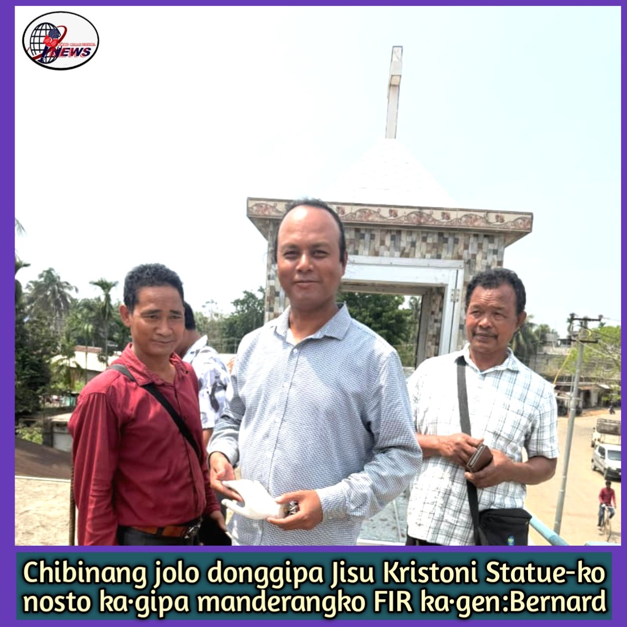 Jisu Kristo-ni Statue-ko nosto ka·e galgipa manderangni kosako FIR ka·na tik ka·a