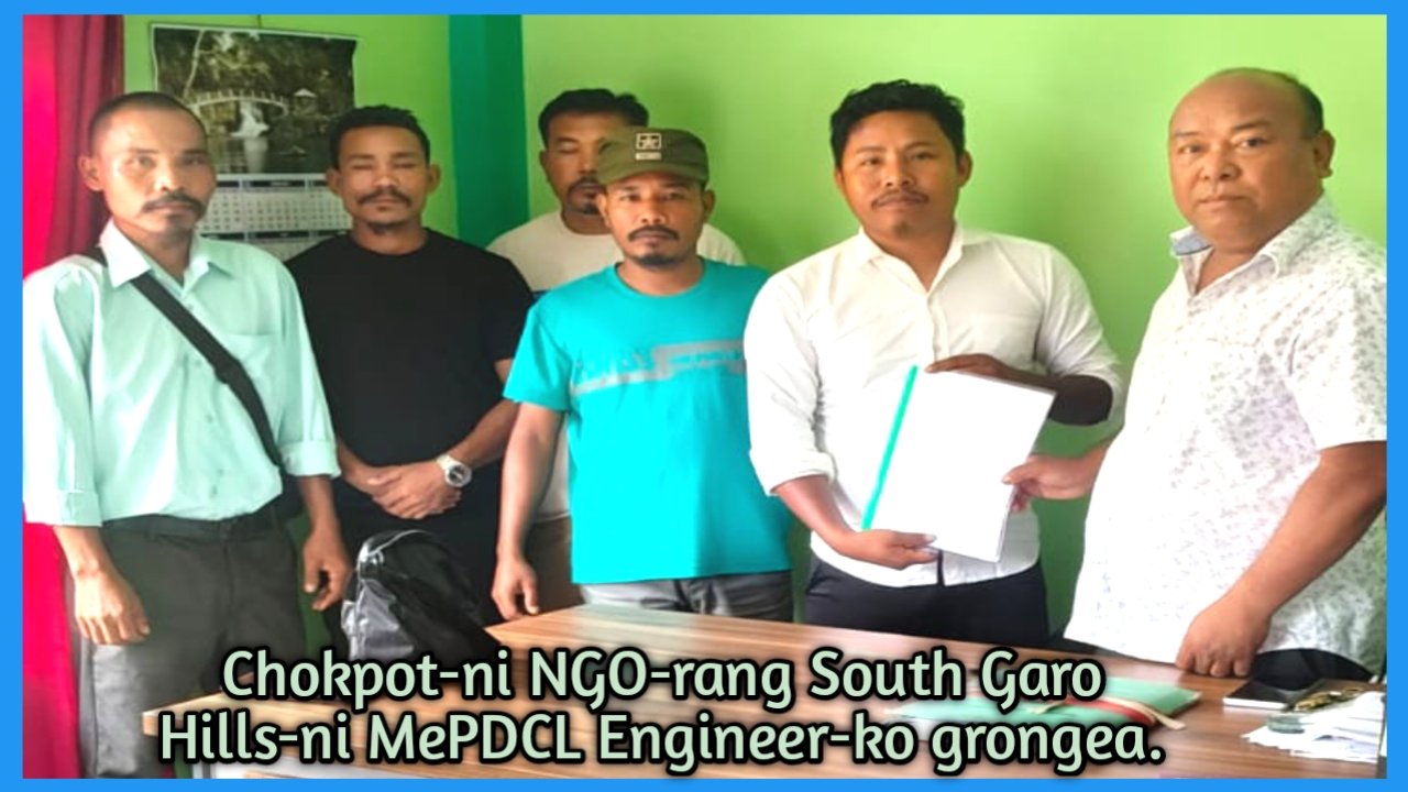 Chokpot jolo bijoli teng·a tik ong·jani gimin NGO-rang MePDCL Engineer-na sedoata