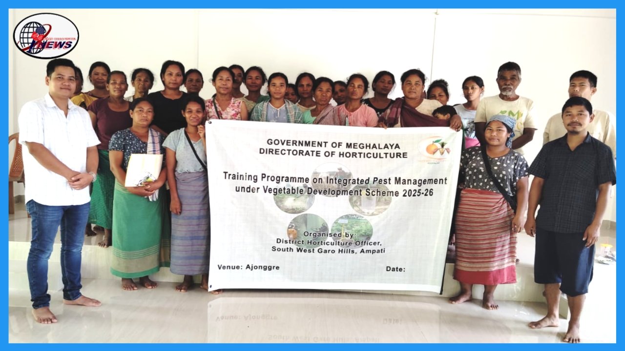 Training Program on Integrated Pest Management held at Ajonggre Village