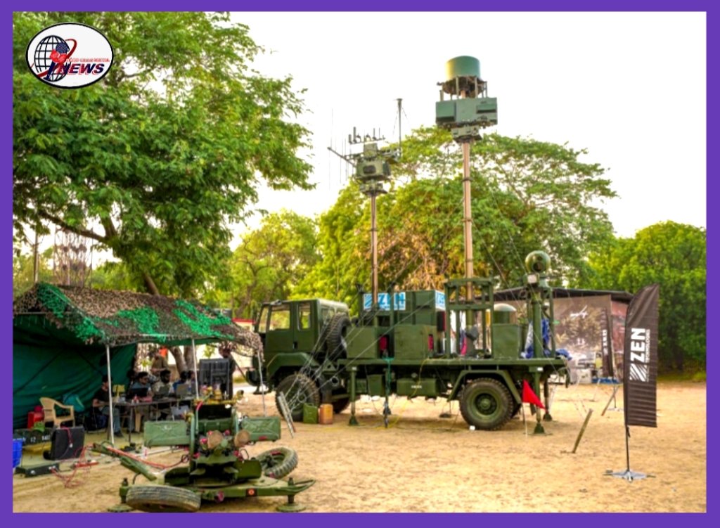 Zen Technologies showcases India’s First Al-Powered Fully Integrated Anti-Drone System, in Umroi, Meghalaya