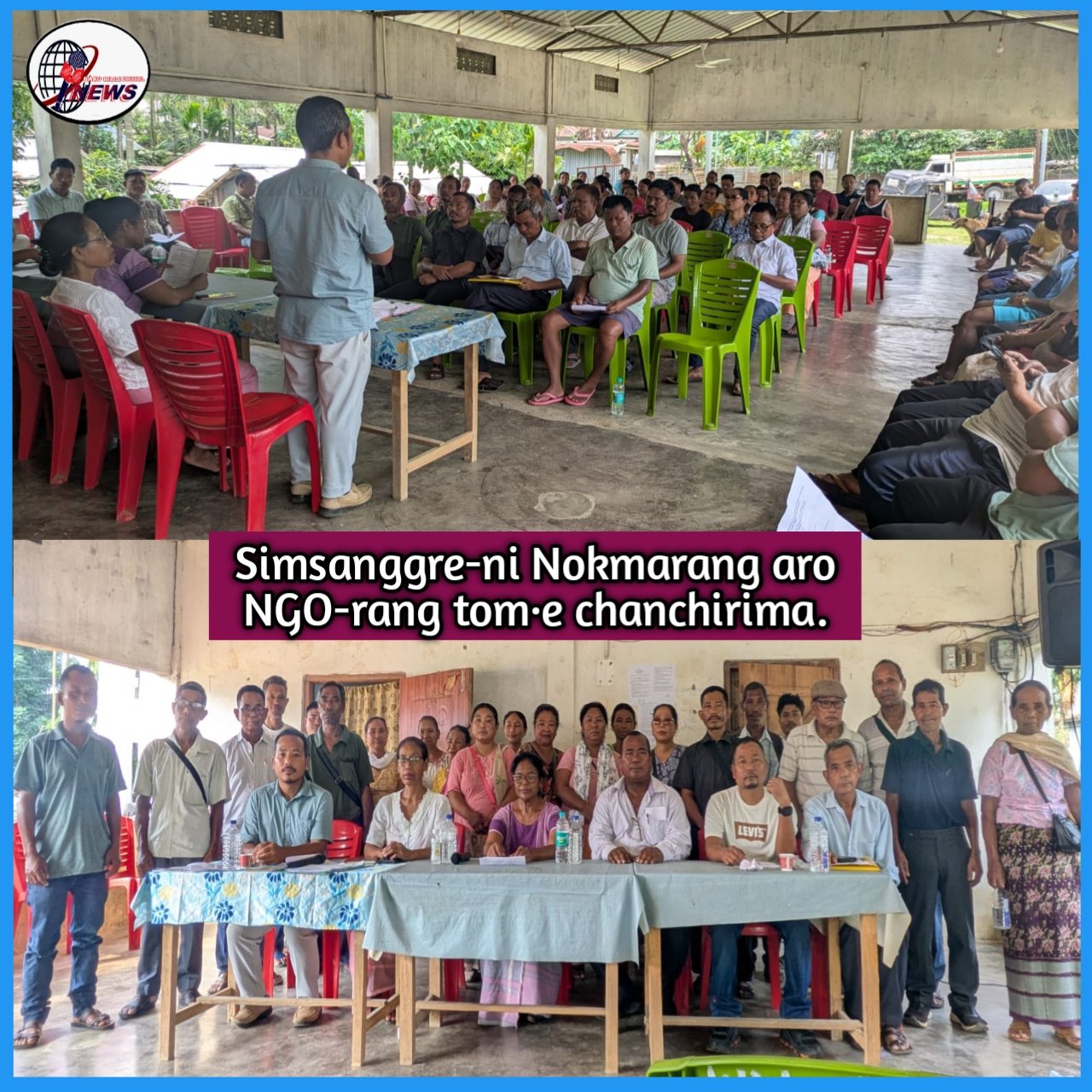 East Garo Hills-ni Nokmarang aro NGO-rang rim·ako man·e pattoko dongenggipa A·chik dilgiparangni bidingo tom·e chanchirima