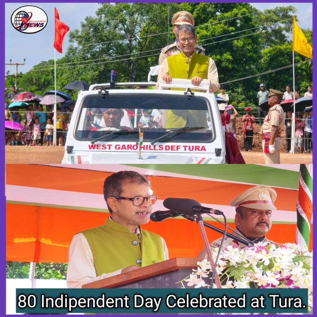 Meghalaya celebrates 80th Independence Day in Tura with call for inclusive growth and development