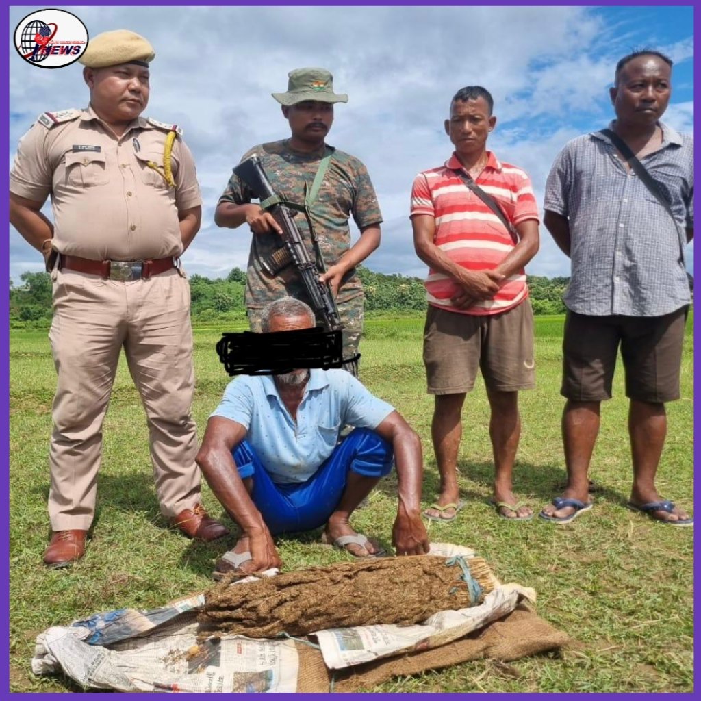 Suspected Cannabis Recovered at Jhunjhuni Tri-Junction, One Detained