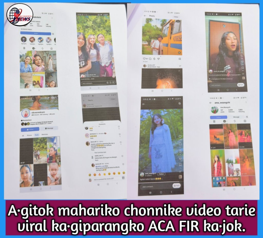 A·gitok Maharaiko chonnike git ring·gipa video-ko 𝗦𝗼𝗰𝗶𝗮𝗹 𝗠𝗲𝗱𝗶𝗮-o viral ka·gipa manderangko ACA, FIR ka·a